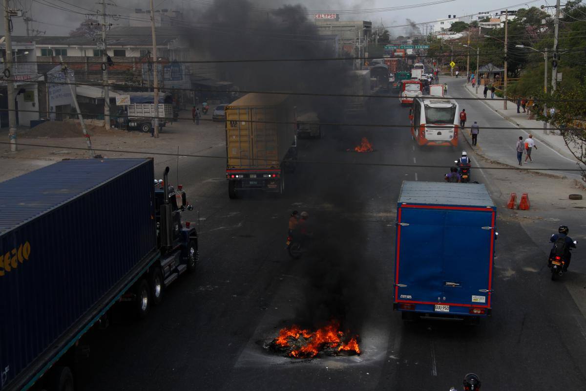 ¡Entérese! Esto fue lo que pasó en la protesta de mototaxistas de este lunes