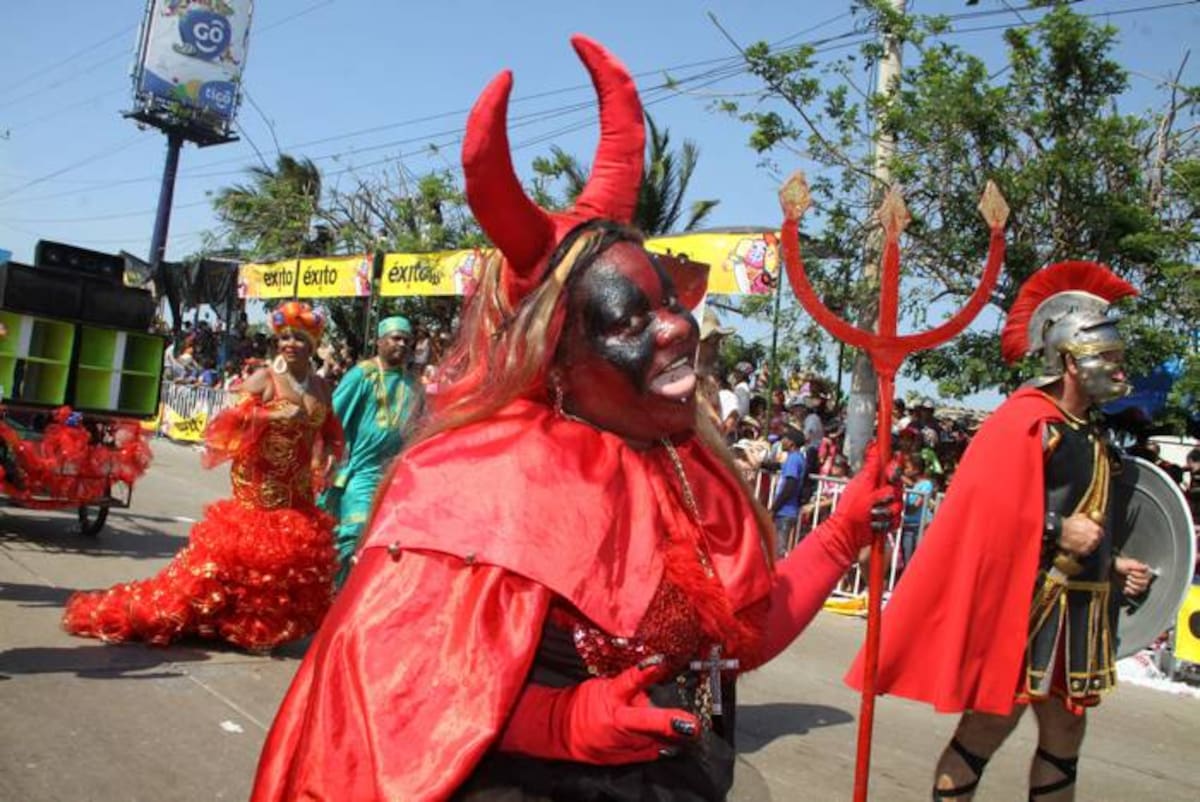 Diabluras del Carnaval de Barranquilla. Rafael Polo - Cortesía QHubo Barranquilla-