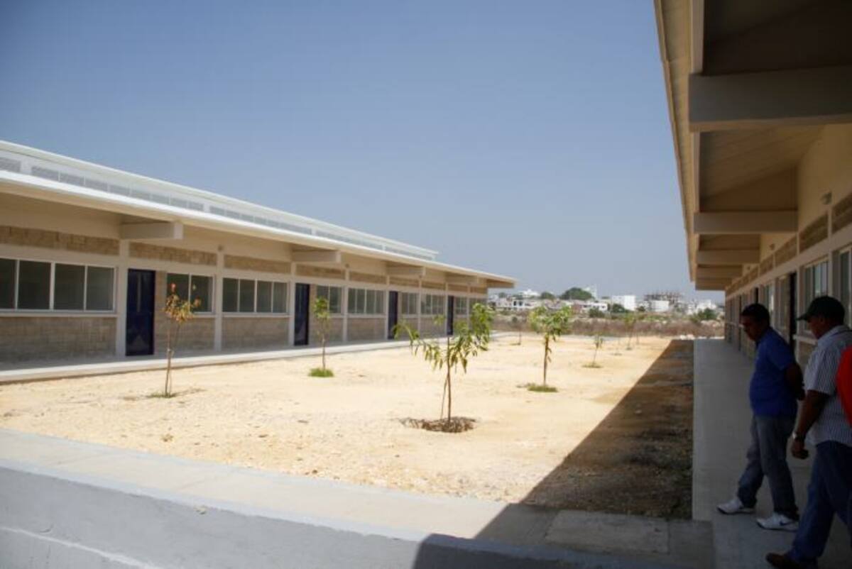 Así está actualmente la nueva sede del colegio República de Argentina. ÓSCAR DÍAZ - EL UNIVERSAL
