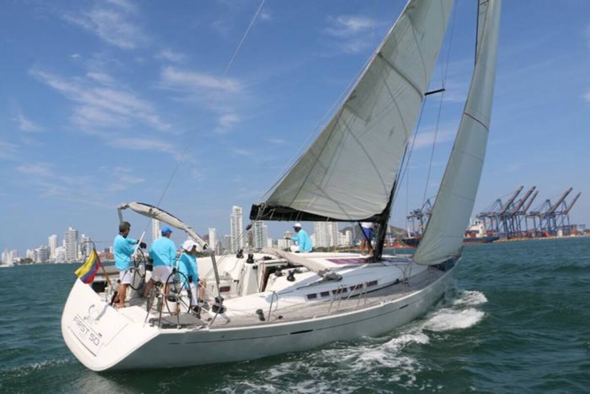 El espectáculo se vivió en la bahía de Cartagena. Cortesía