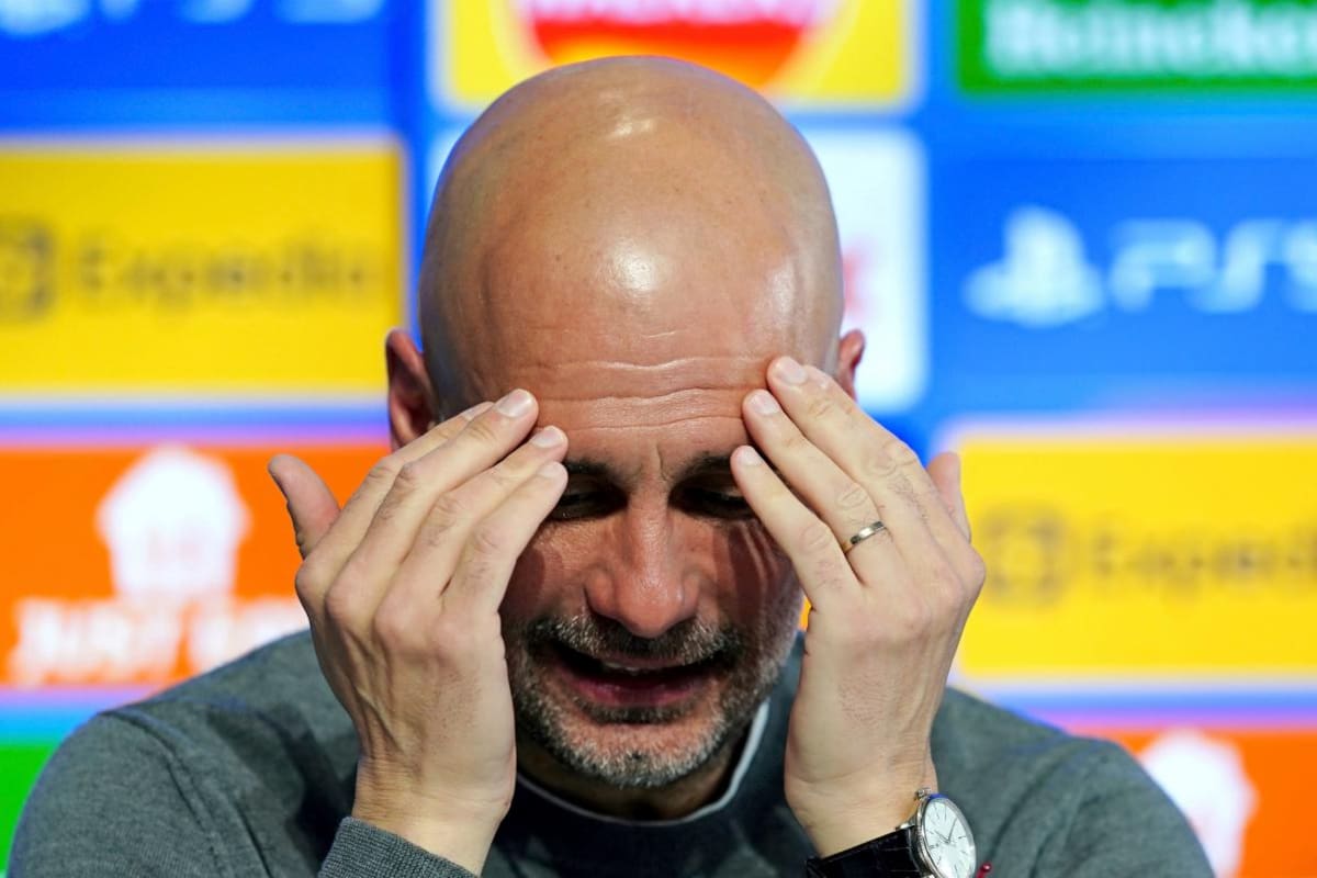 Guardiola bromea: “Si gano el triple otra vez, me retiro”