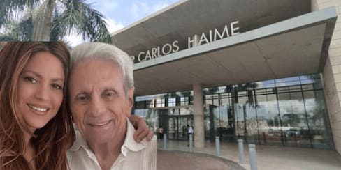 Shakira ya estaría junto a su padre en la Clínica Serena del Mar