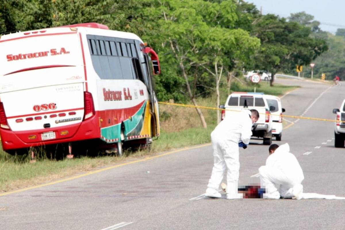 ¡Qué dolor! Murió una mujer, de 85 años, al ser arrollada por buseta