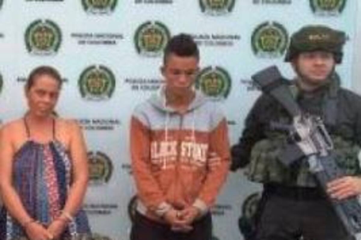 Capturan a pareja de esposos por extorsión a comerciantes, en Bolívar