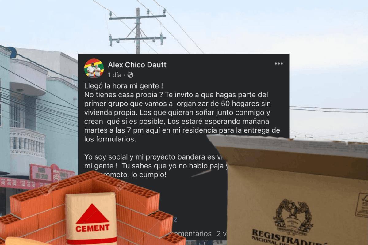 ¿En el barrio La Esperanza están regalando casas por votos?
