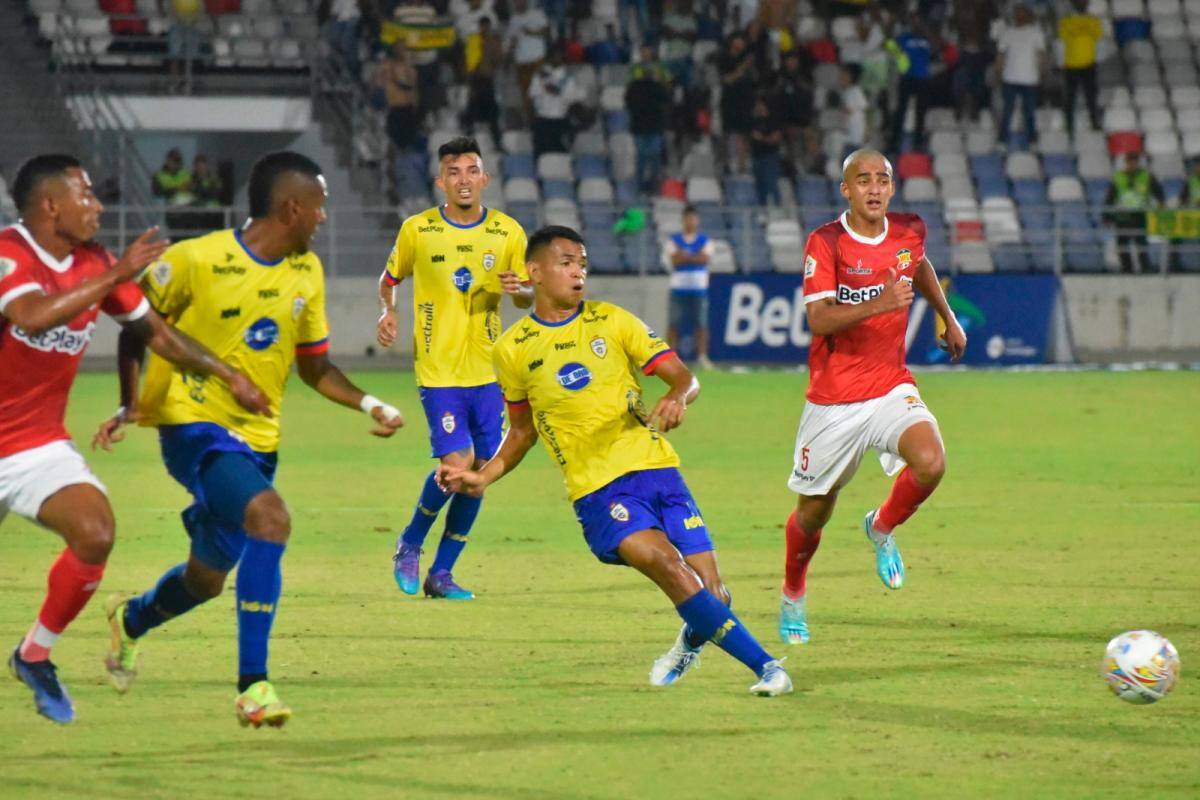 En el último segundo, Real Cartagena empató ante el Barranquilla