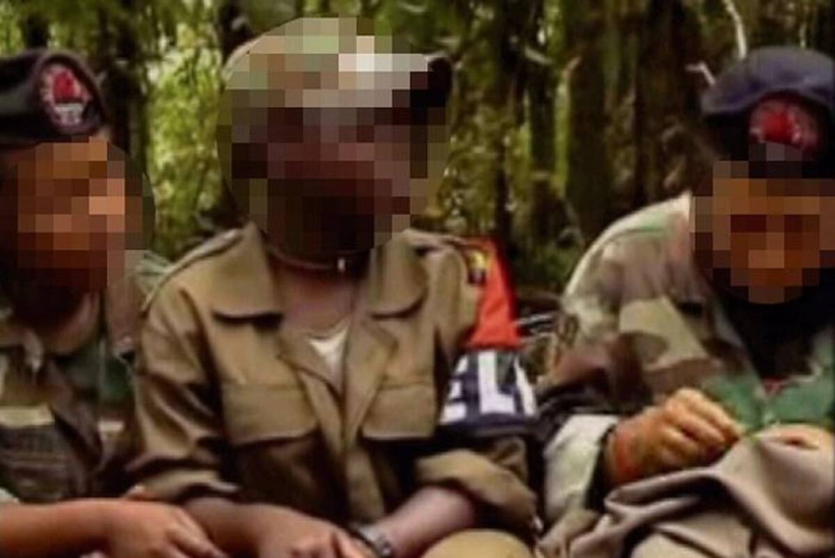 Menores reclutados por el Eln. Cortesía