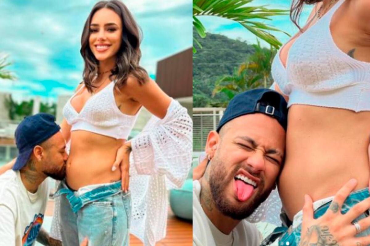 Neymar será padre: en redes presume la barriga de Bruna Biancardi