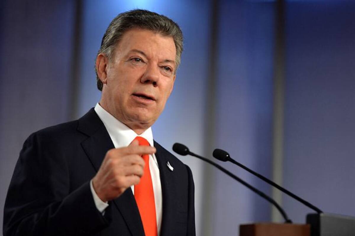 Juan Manuel Santos, presidente de la República. COLPRENSA