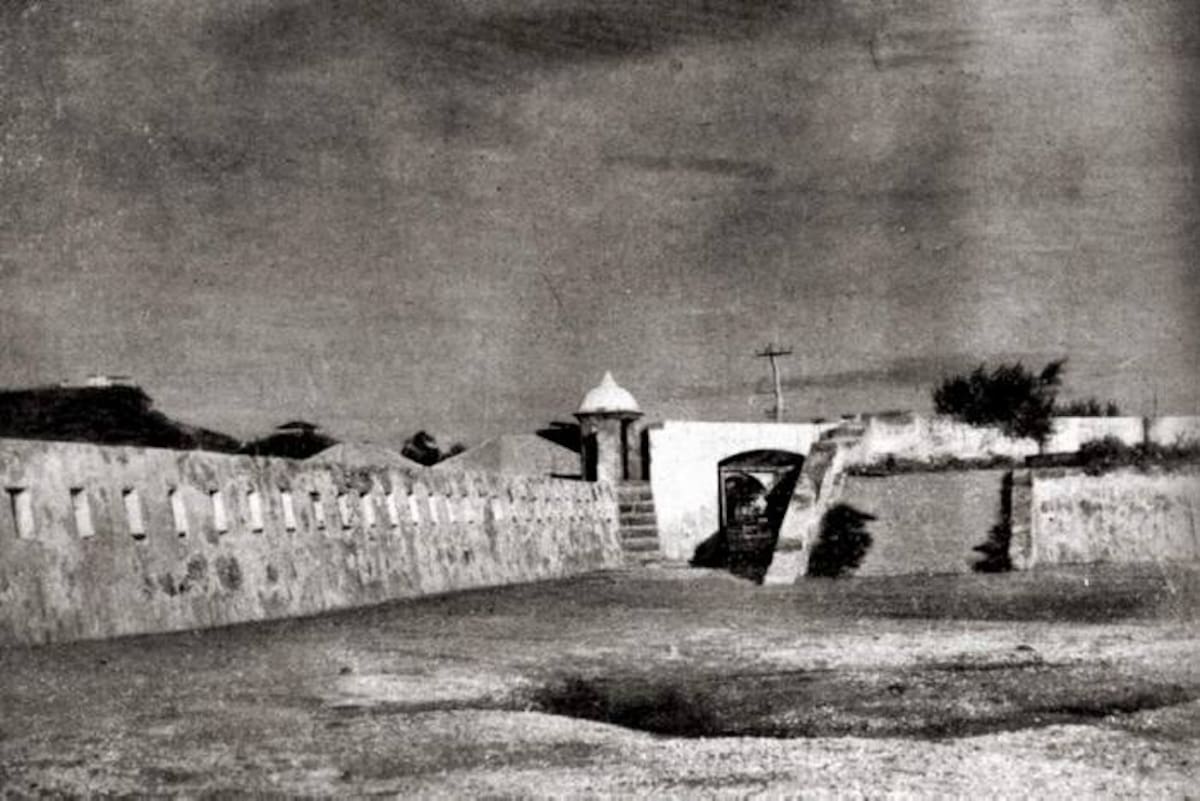 1948: Interior Fuerte del Pastelillo. FOTOS FOTOTECA HISTÓRICA DE CARTAGENA