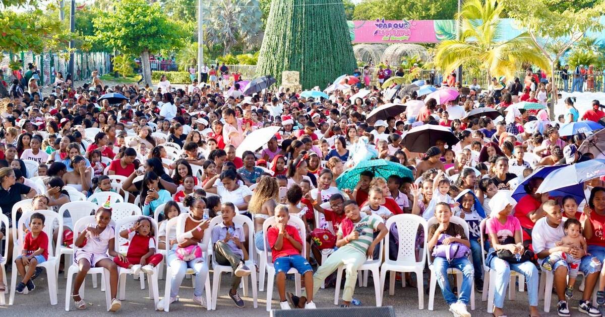 Alcaldía entregó regalos a 2.500 niños en el Parque Espíritu del Manglar