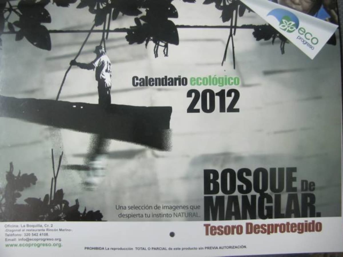 Portada del calendario ambiental Gloria Cardona /ElUniversal