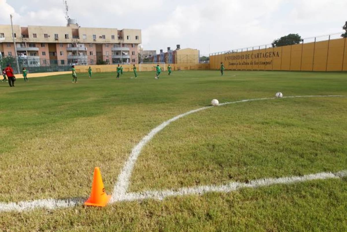 La nueva cancha tiene una dimensión de 90 metros de largo y 50 metros de ancho. JULIO CASTAÑO - EL UNIVERSAL
