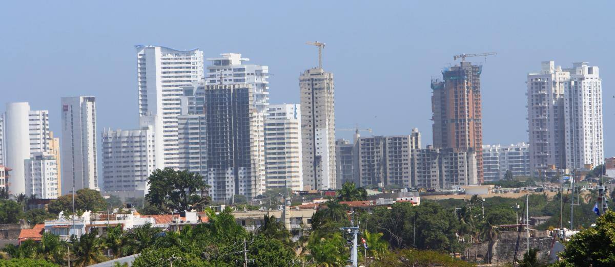 La zona de El Cabrero, Marbella y Torices es de las más dinámicas en materia edificadora en Cartagena. // Julio Castaño Beltrán - El Universal.