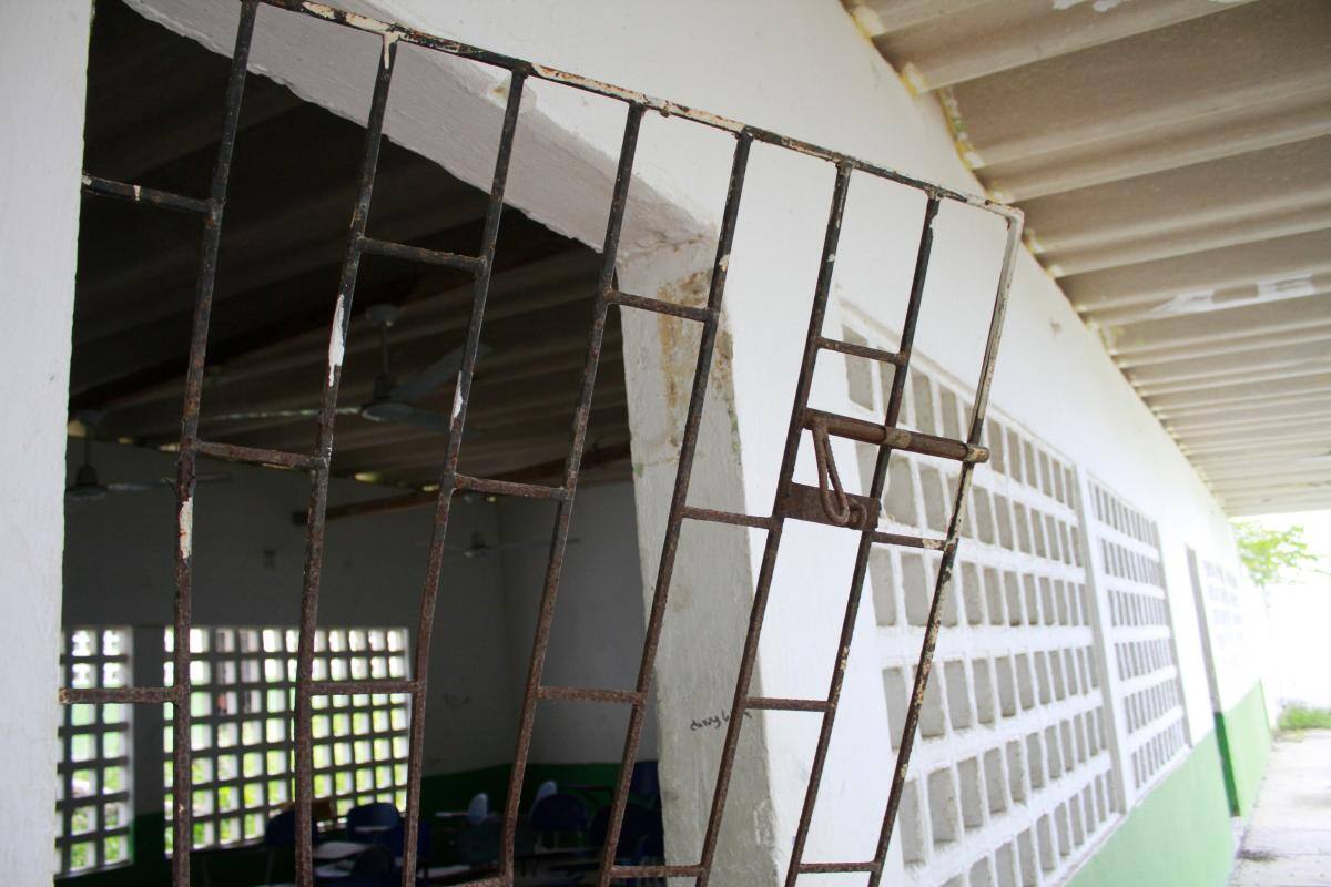 Un colegio de Turbaco está siendo víctima de vándalos