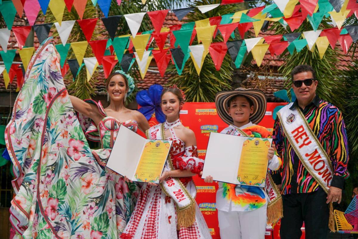 Entregaron decreto oficial a los Reyes del Carnaval de los Niños 2024