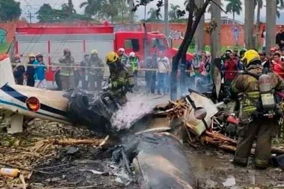 Falleció piloto de avioneta de la Fuerza Aeroespacial que se estrelló en Cali