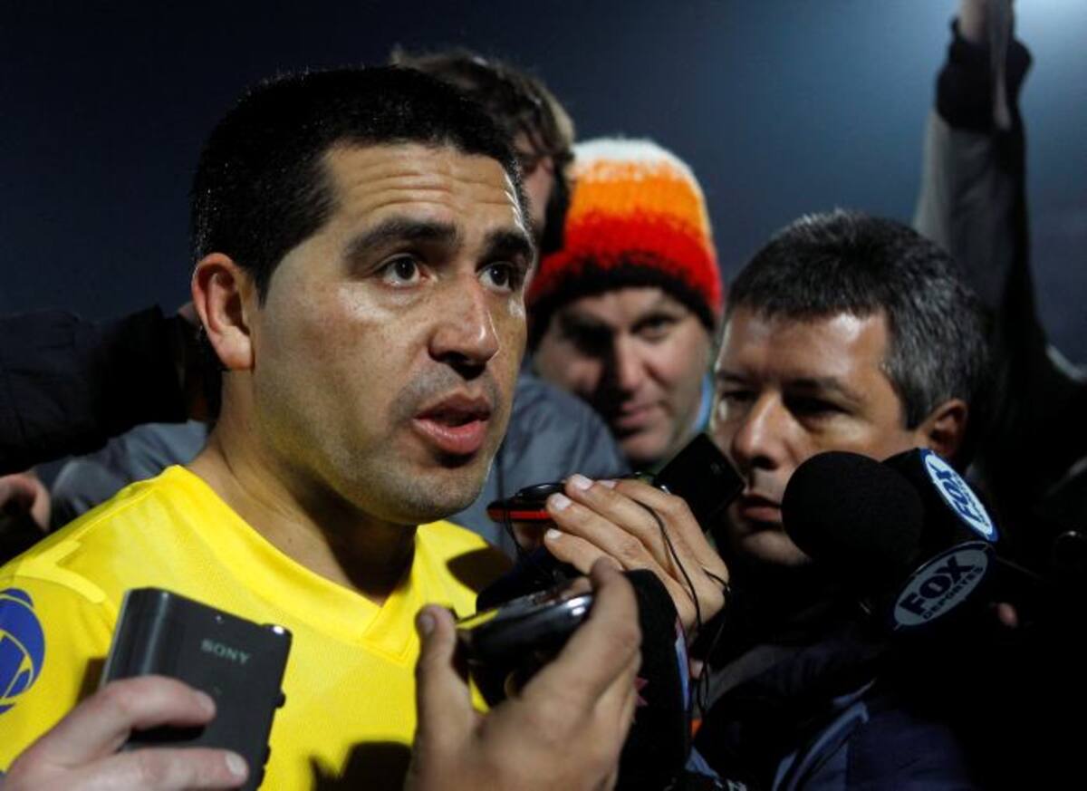 Juan Román Riquelme. AP Eduardo Di Baia