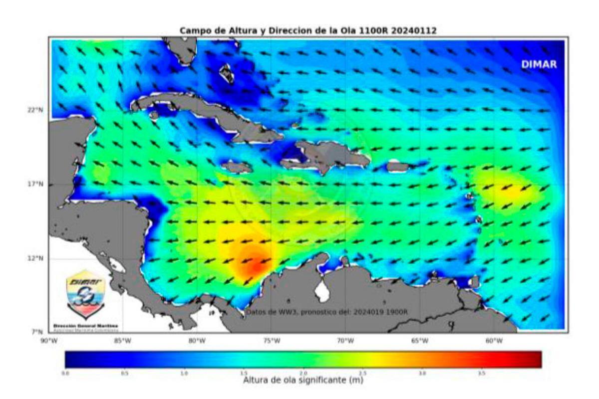 Alerta del CIOH: Fuertes vientos durante las próximas 48 horas