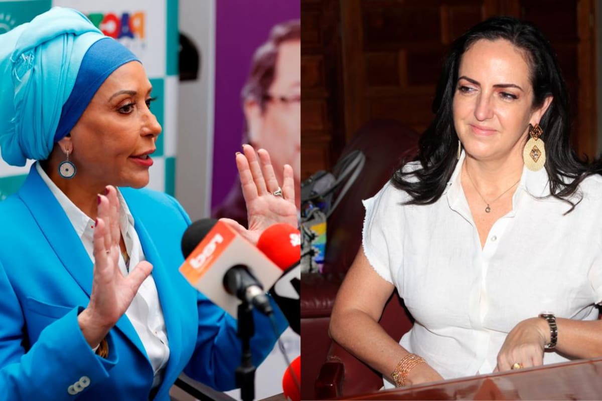 Video: María Fernanda Cabal y Piedad Córdoba se saludan como amiguísimas