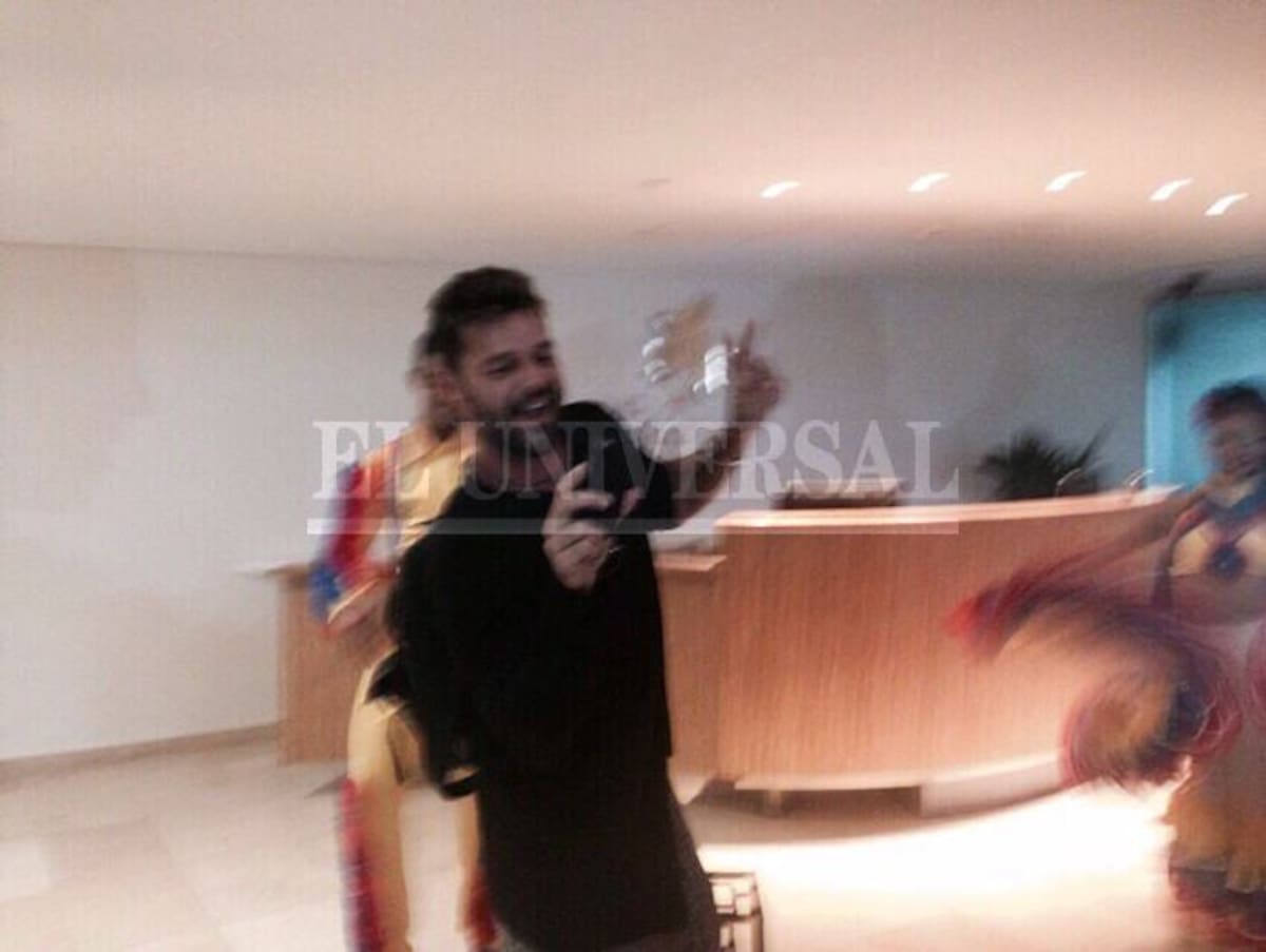 Ricky Martin en Cartagena. EL UNIVERSAL