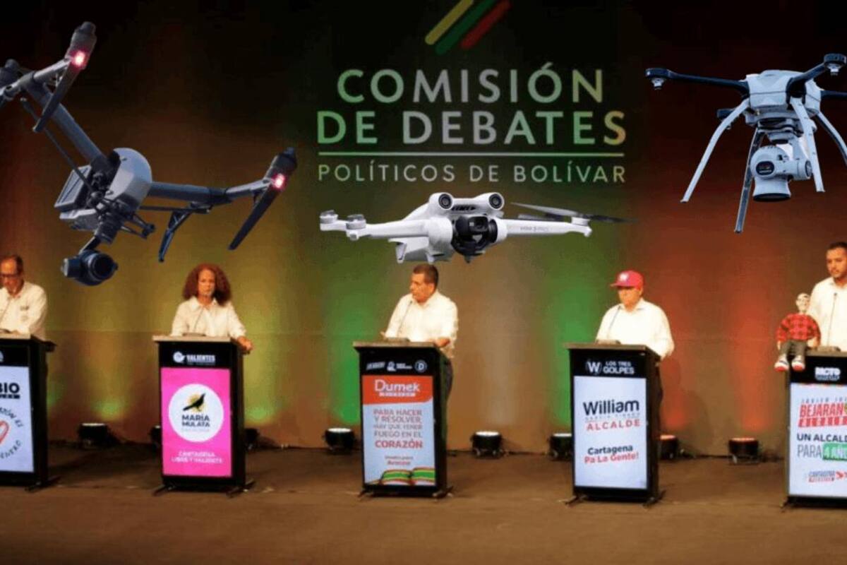 Si es por estos candidatos a la Alcaldía, los drones serán los policías