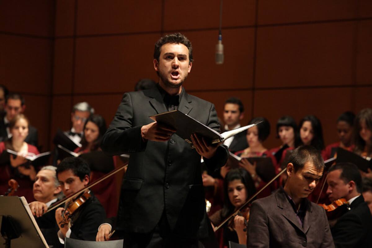 El tenor Andrés Silva invitado al Festival Internacional de Música Sacra. COLPRENSA