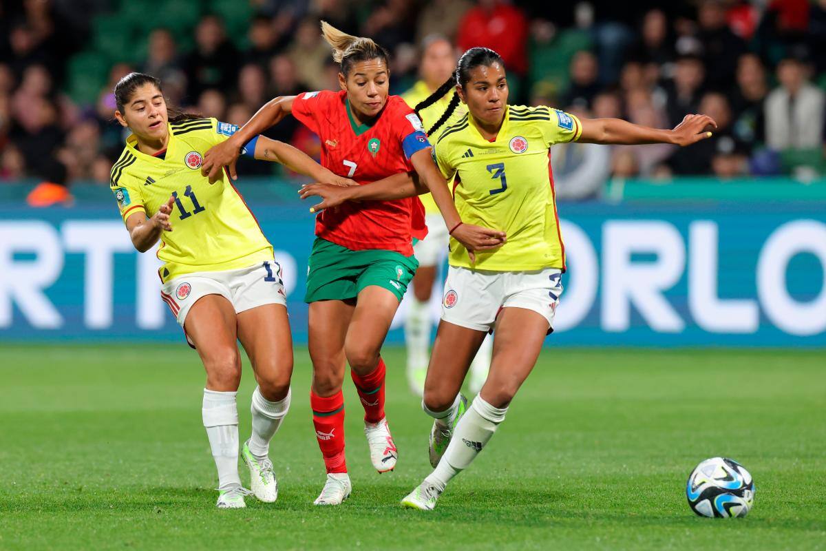Colombia perdió frente a Marruecos en el último partido de fase de grupos. //EFE