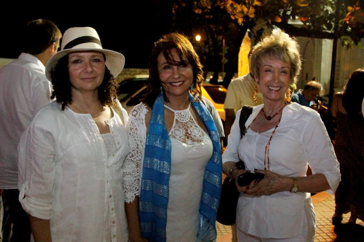 Elsa Lannem, Luz Marina María y Zayda Puentes.