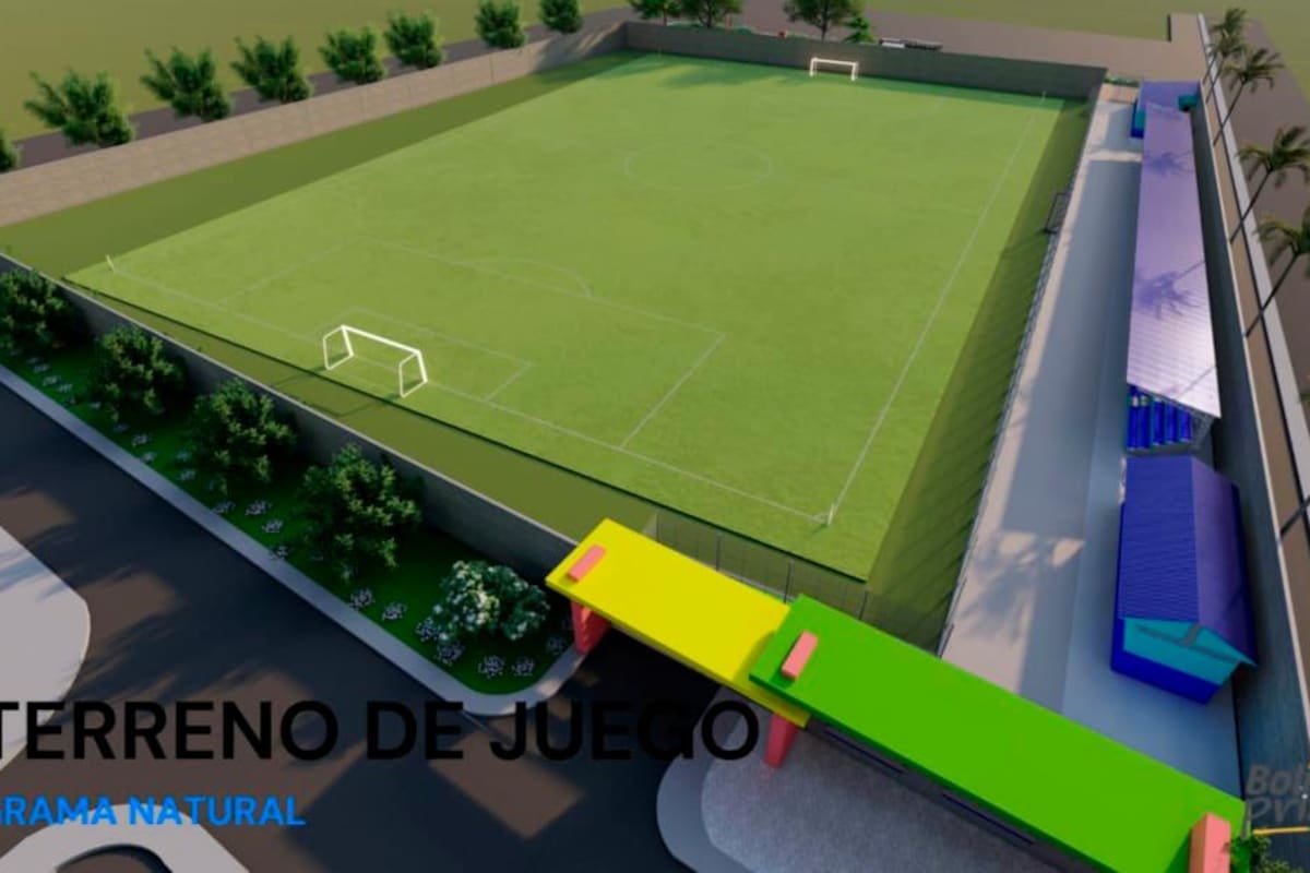 Remodelarán estadio de fútbol del municipio de Talaigua Nuevo