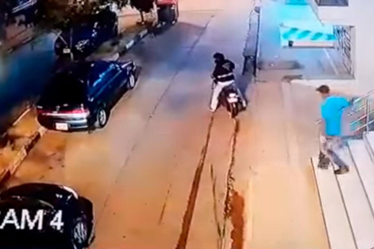 En video quedó grabado intento de hurto en el barrio Alto Bosque
