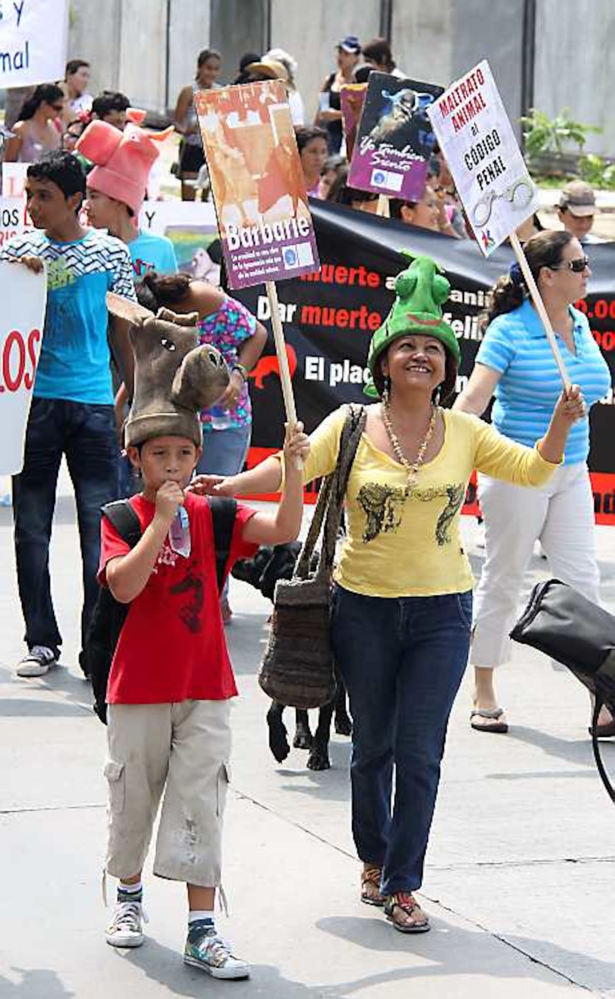 Marcha por los animales de Cartagena.