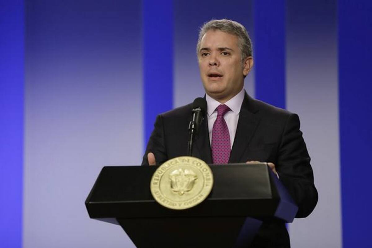 Iván Duque, presidente de Colombia. Colprensa