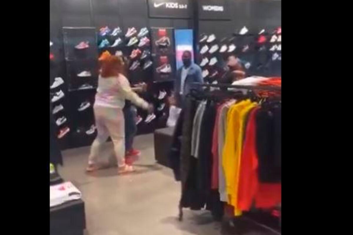 Video: clientes se van a los puños en plena tienda deportiva