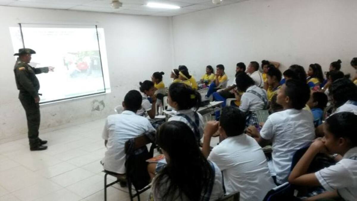 El taller fue dictado por parte de técnicos de la Policía Ambiental y Ecológica adscritos al Departamento de Policía de Bolívar. EL UNIVERSAL