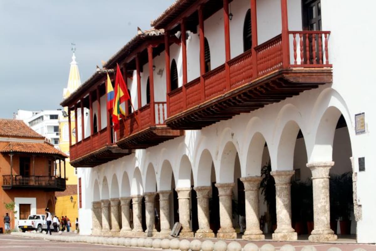 Palacio de la Aduana, en el Centro Histórico de Cartagena. Archivo.