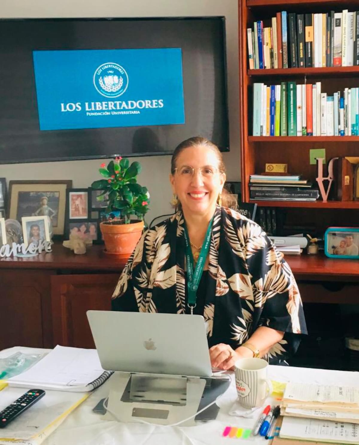 Patricia Martínez Barrios, rectora nacional de la Fundación Universitaria Los Libertadores.