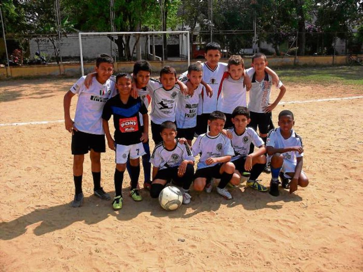 Club Los Champions otra de las delegaciones que participaron en el evento de fútbol que se realizó en Montería.
