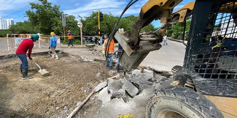 Puente Las Palmas en Cartagena sigue con desvíos: siga estas recomendaciones