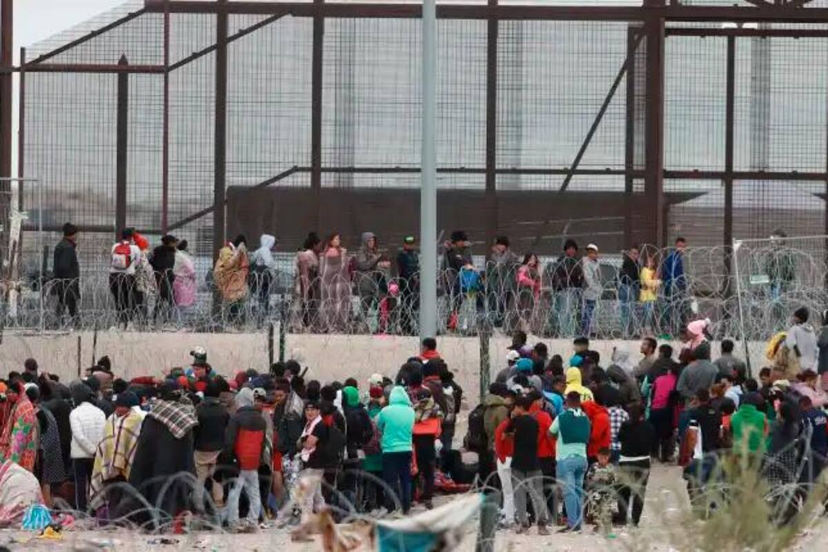 Más de 2,2 millones de migrantes llegaron EE.UU. en 2023