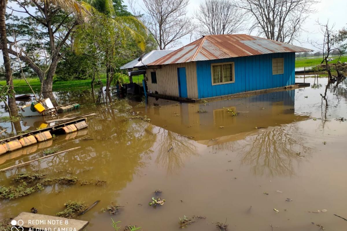 Alerta por rompimiento de terraplén en Guaranda, Sucre
