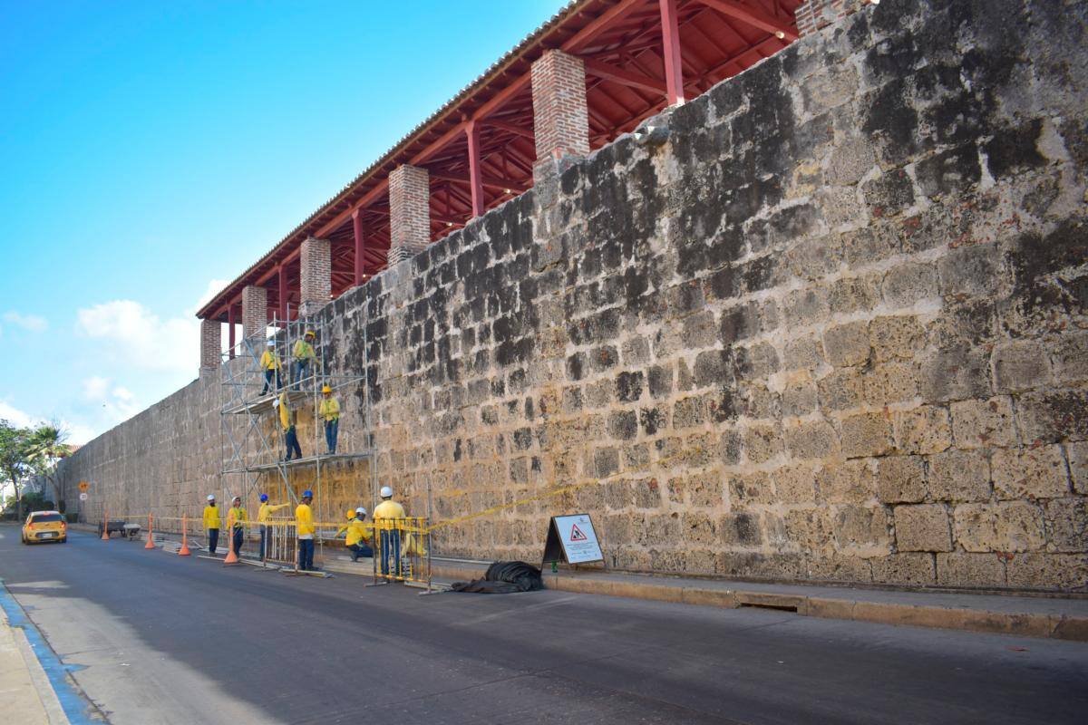 Reparaciones a las fortificaciones de Cartagena.
