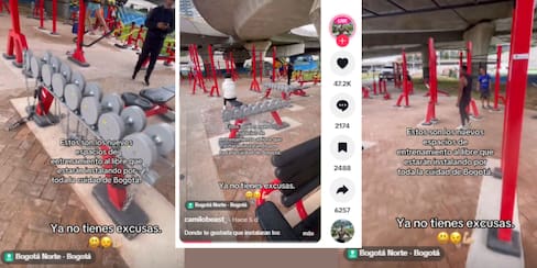 Video: Así es el gimnasio bajo un puente que sorprende en redes sociales