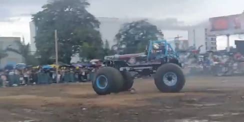 Pánico en evento Monster Truck en Popayán: vehículo arrolla a asistentes