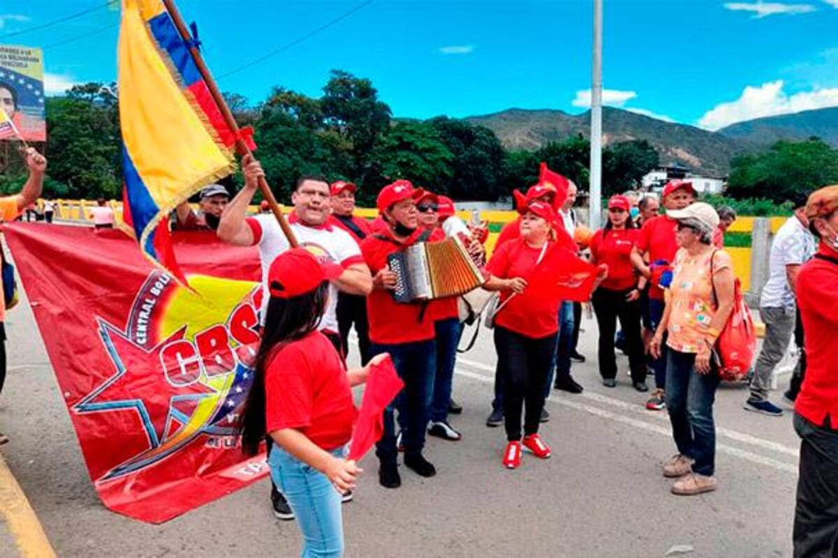 Con vallenatos, en la frontera celebraron la llegada de Petro al poder