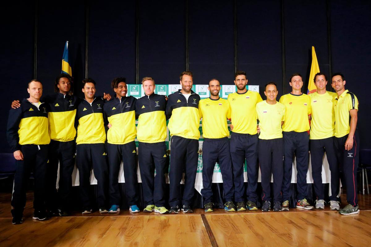 Con el sorteo, ya se juega la serie de Copa Davis entre Colombia y Suecia