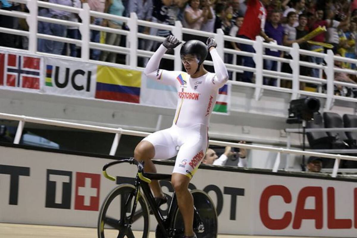 Fabián se unió a la rica historia del ciclismo colombiano en el mundo, inscribiendo su nombre entre los grandes. Colprensa.