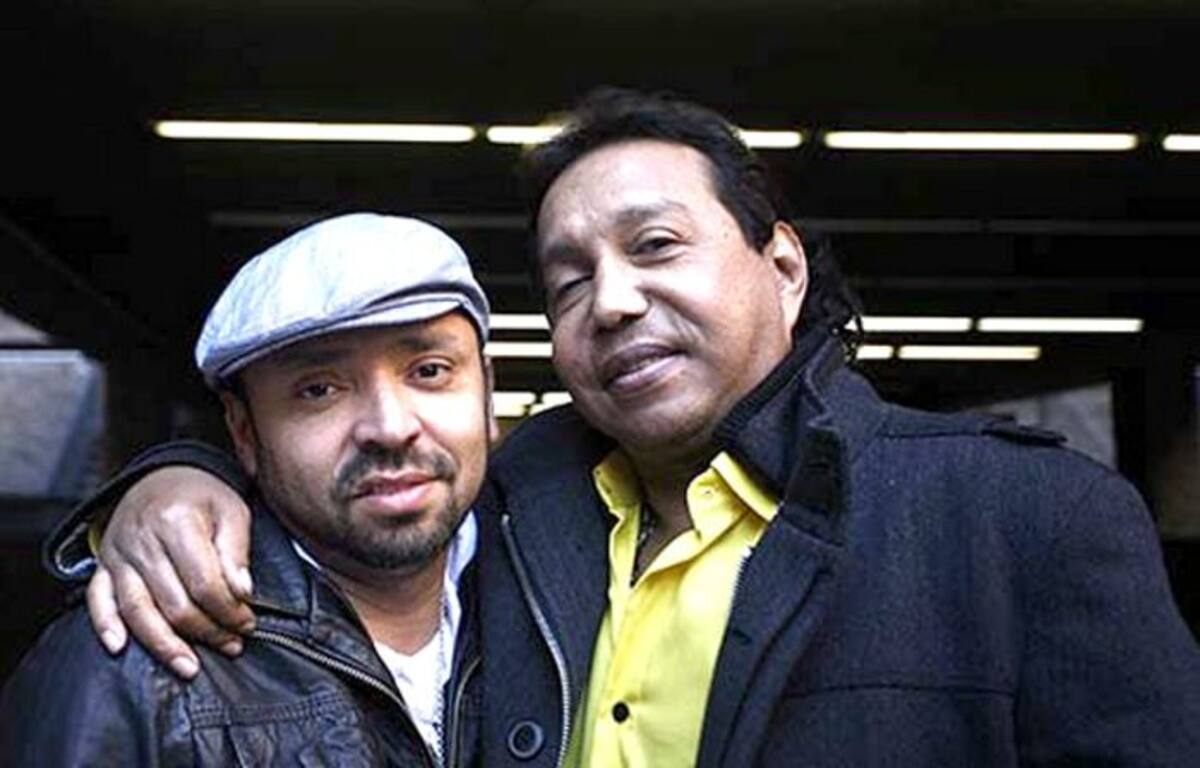 Víctor Sánchez Rincones y Diomedes Díaz. Cortesía