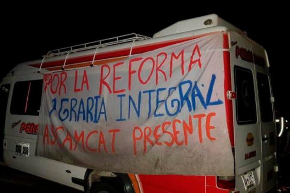 En el Catatumbo, manifestantes bloquean vía a Ocaña y a Tibú