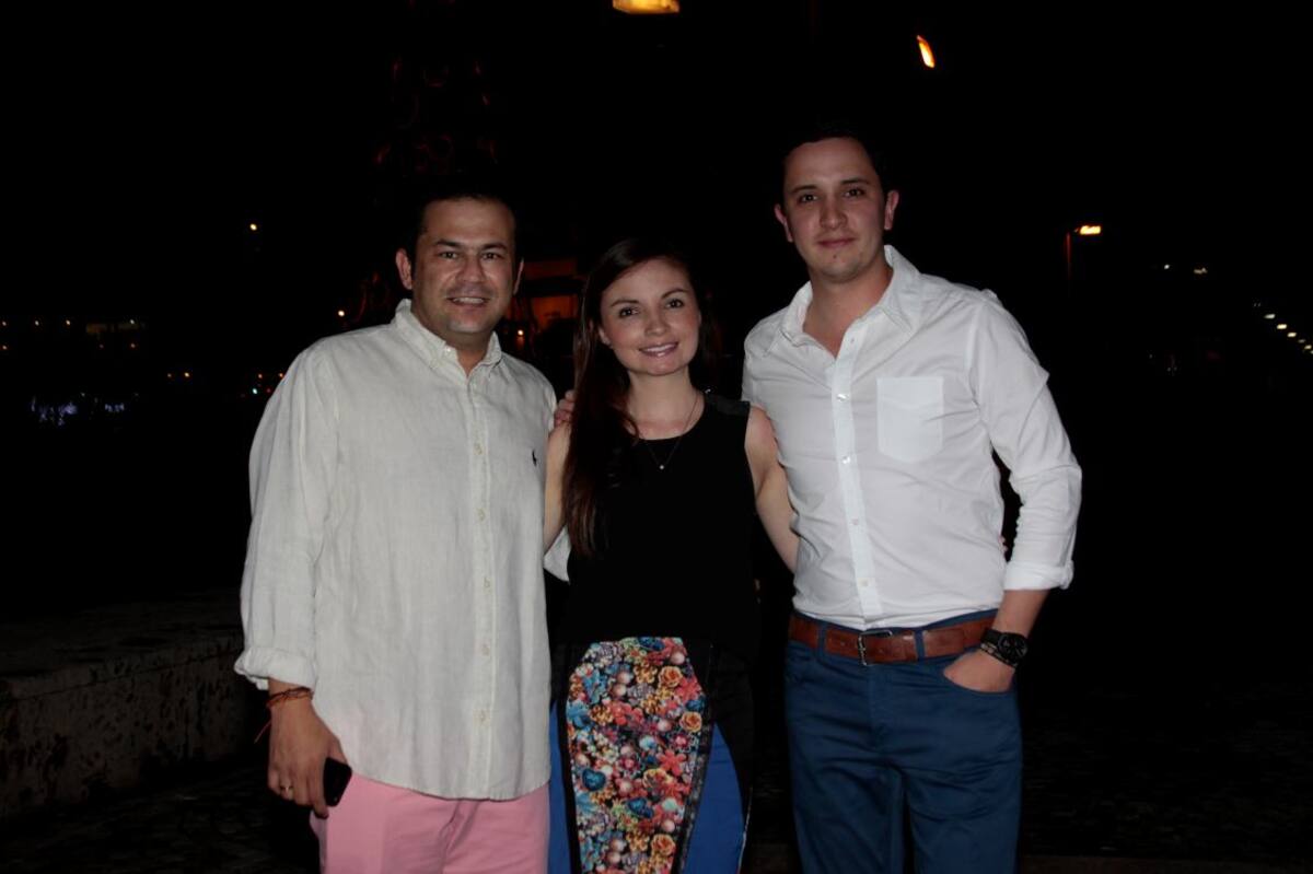 Jorge Pinilla, Natalia Sánchez y John Serrano.